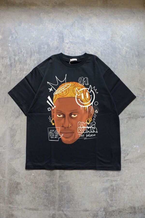 Casual Street Vibe Black Tees