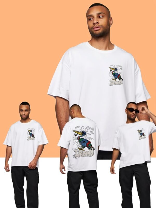 Island Duck vintage white tshirt