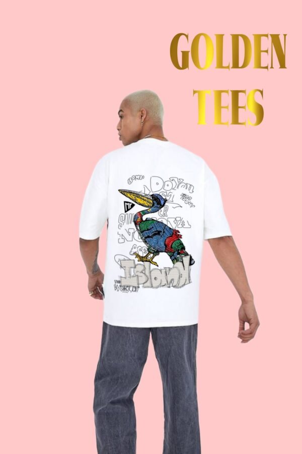 Island Duck vintage white tshirt - Image 5