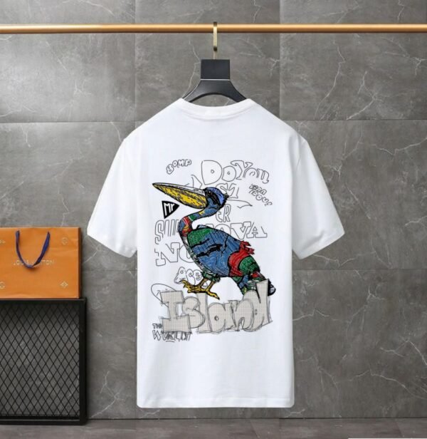 Island Duck vintage white tshirt - Image 4