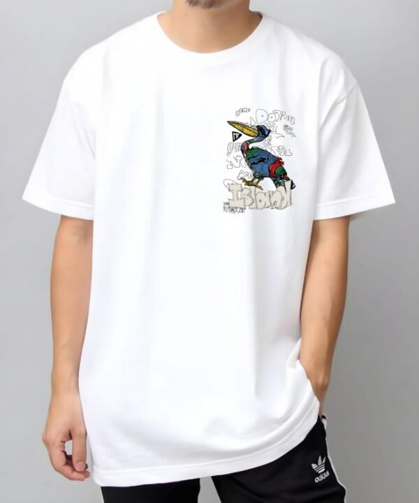 Island Duck vintage white tshirt - Image 3